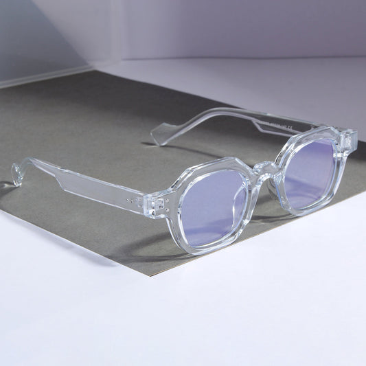 Clear SZ 2002 Round Sunglasses