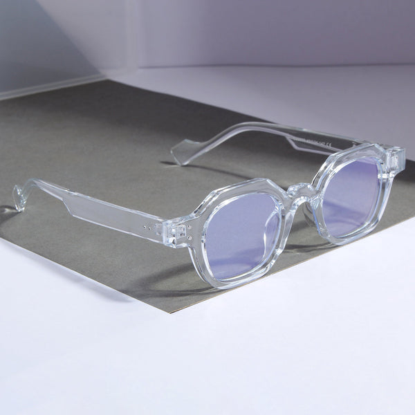 Clear SZ 2002 Round Sunglasses