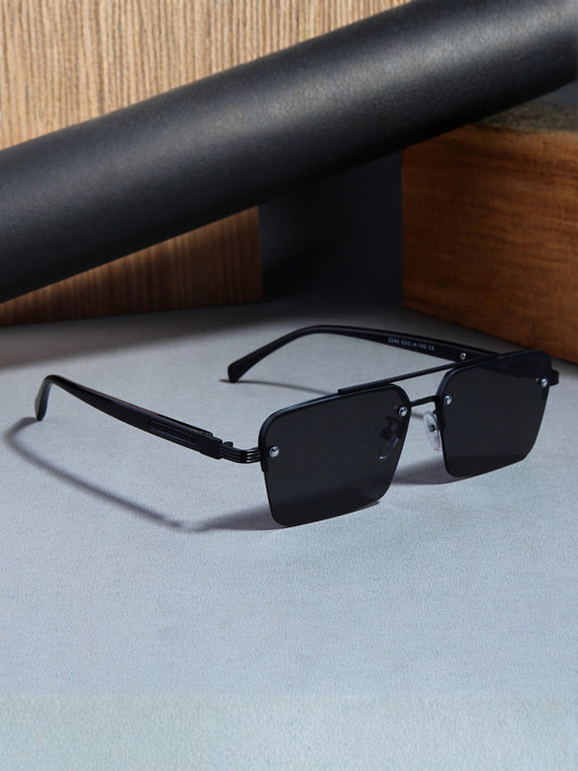 GG2349 Black Rectangle Sunglasses