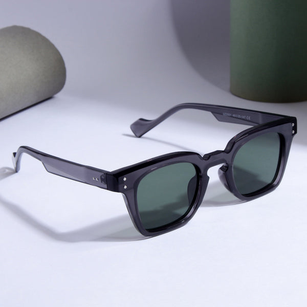 Grey Green SZ 2001 Square Sunglasses