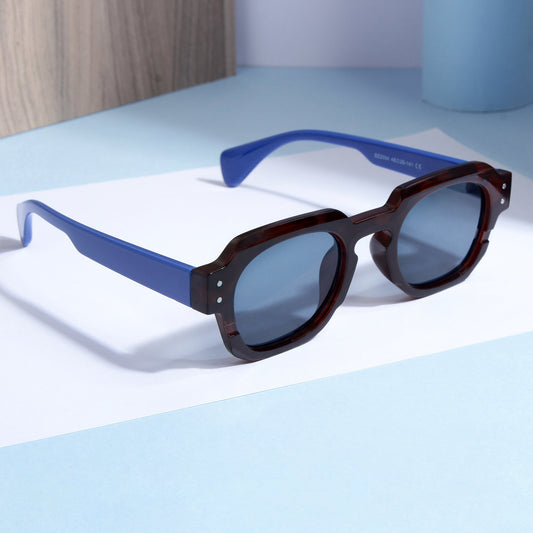 Blue Brown Black SZ 2004 Round Sunglasses