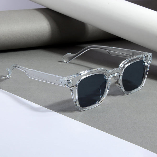 Clear Black SZ 2001 Square Sunglasses