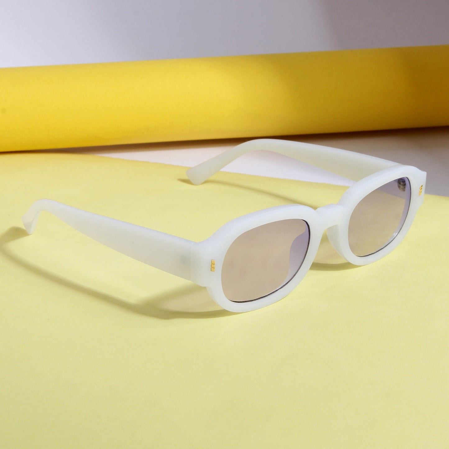 Venom Purple Oval Sunglasses