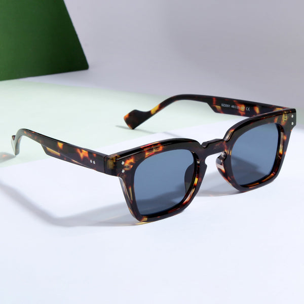 To. Brown Black SZ 2001 Square Sunglasses