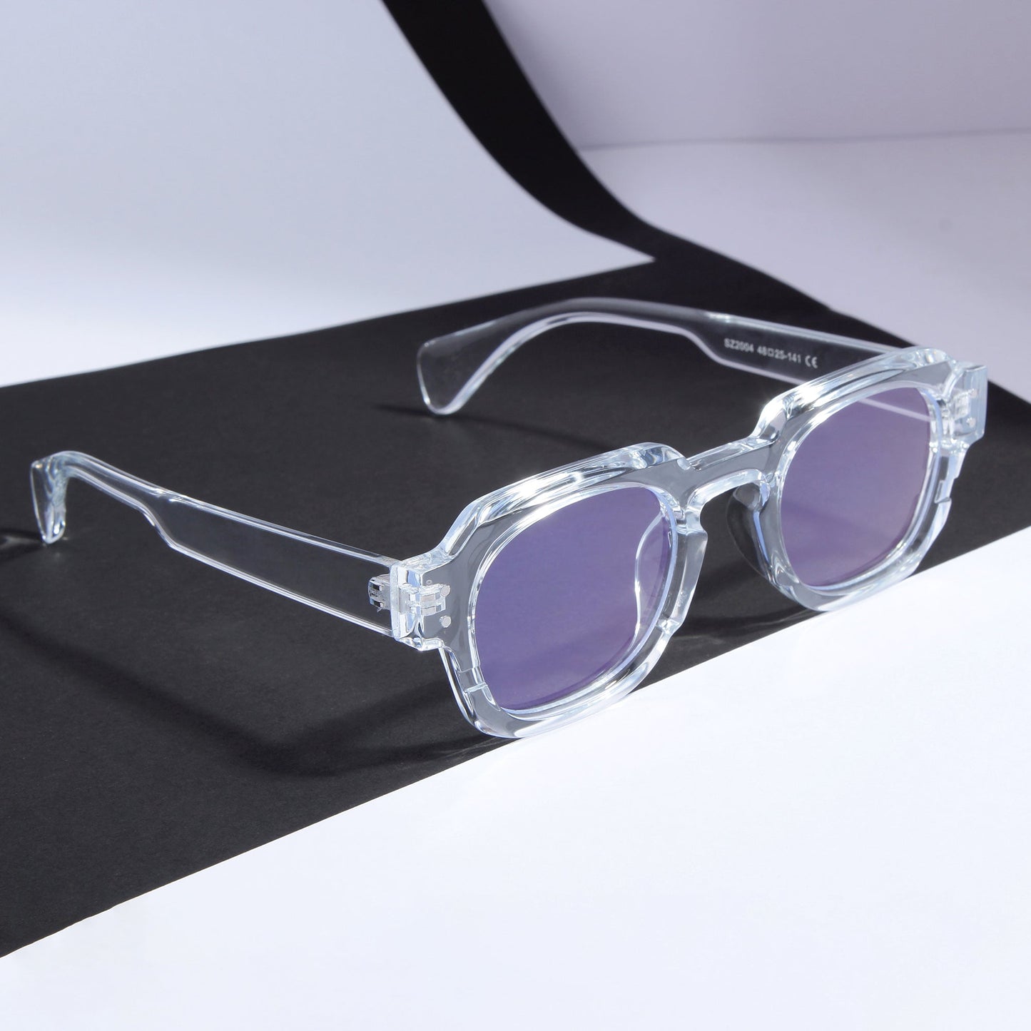 Clear SZ 2004 Round Sunglasses