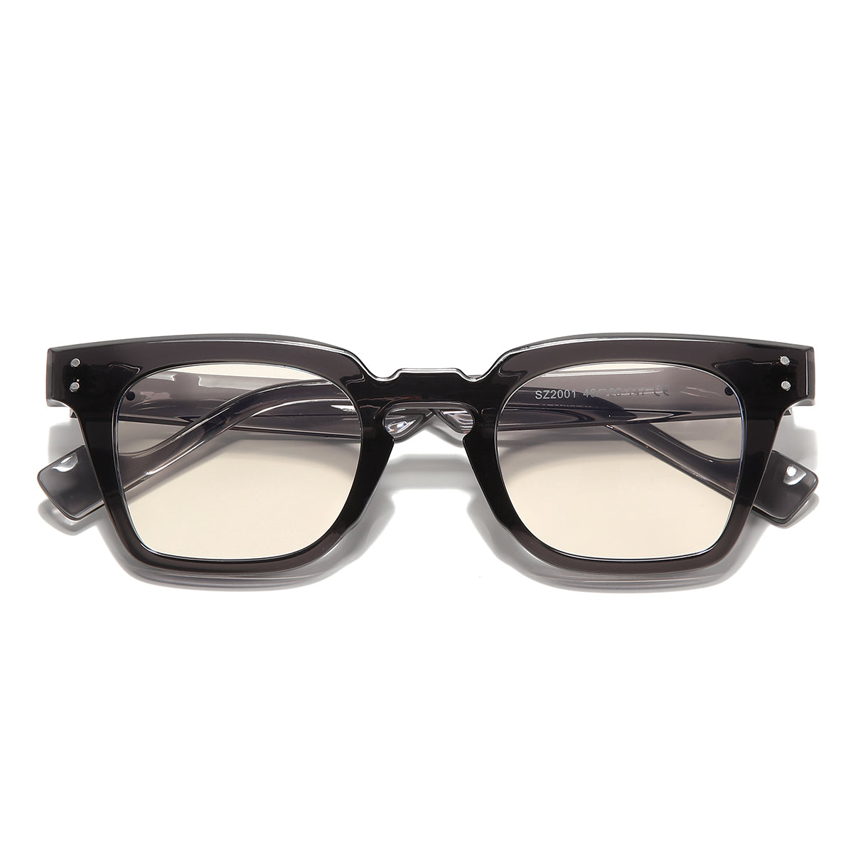 Grey Clear SZ 2001 Square Sunglasses