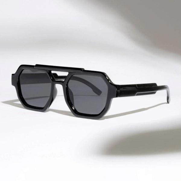 Black SZ 3501 Square Sunglasses