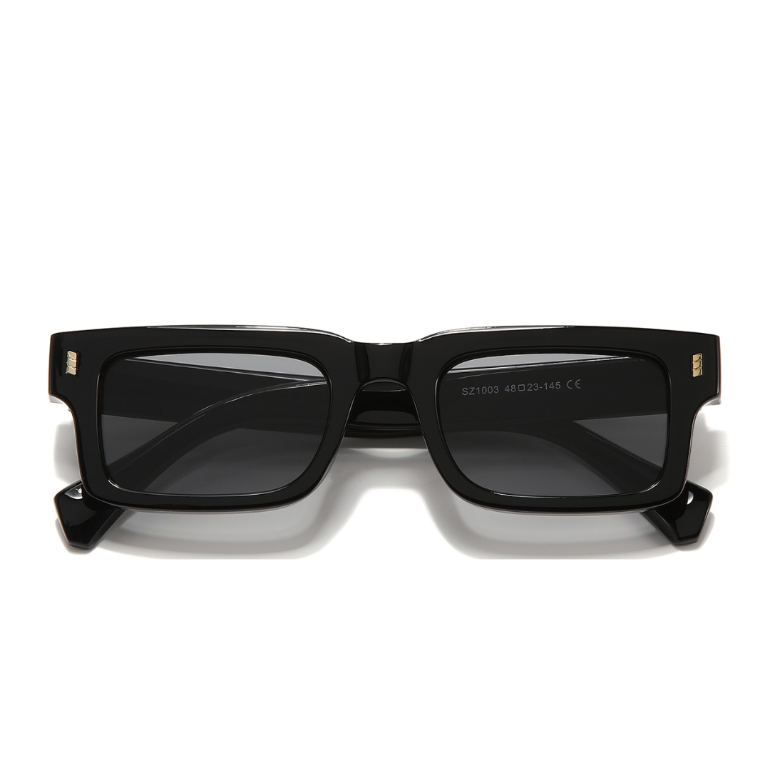 Lucifer Black Rectangle Sunglasses