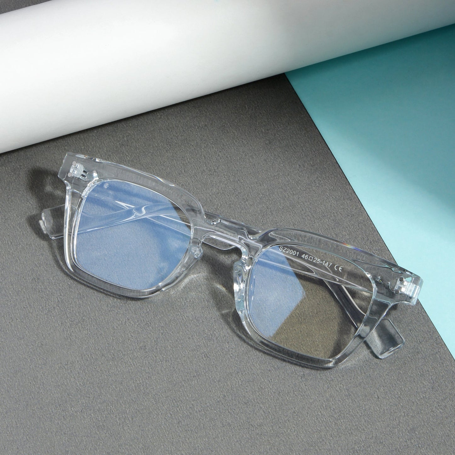 Clear SZ 2001 Square Sunglasses
