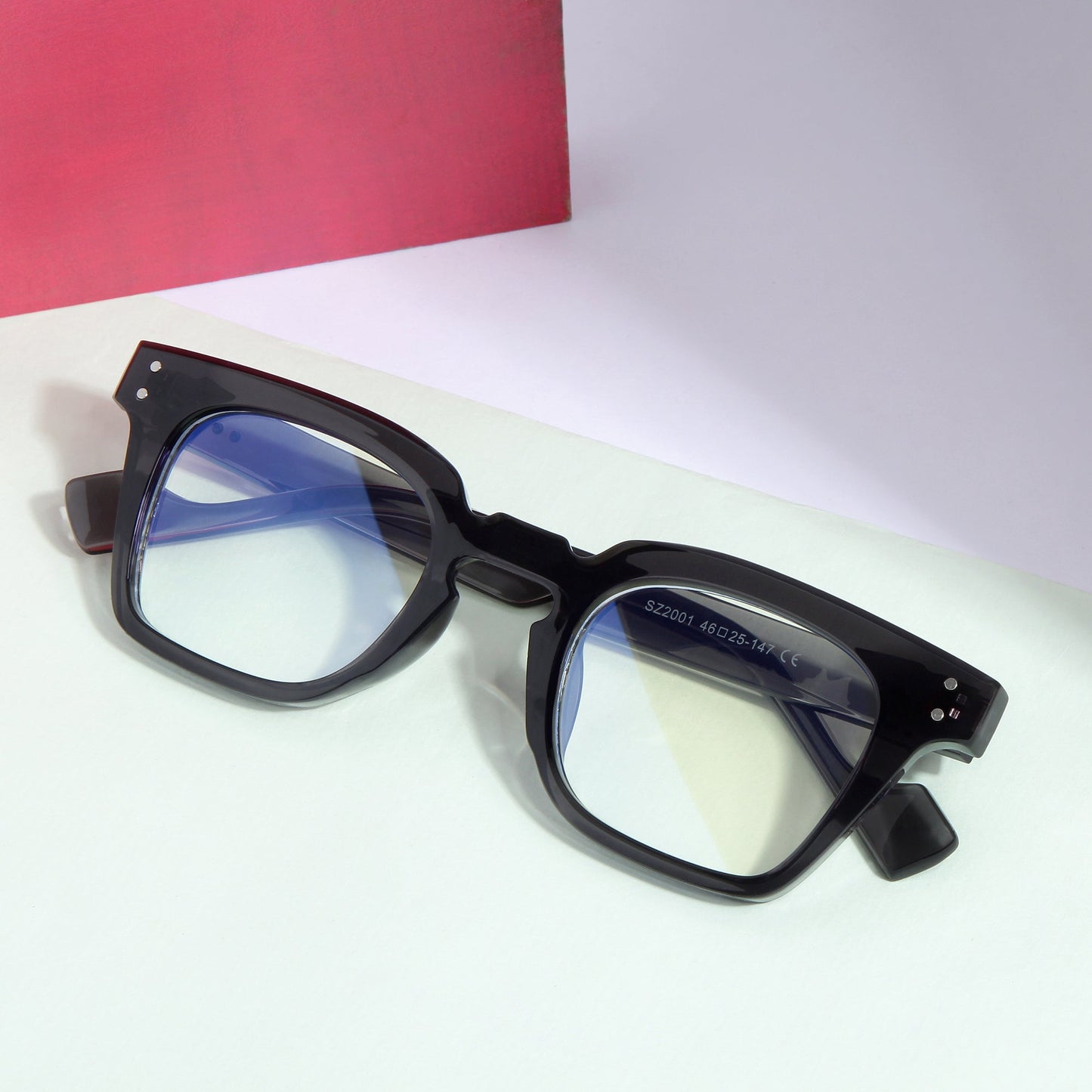 Grey Clear SZ 2001 Square Sunglasses