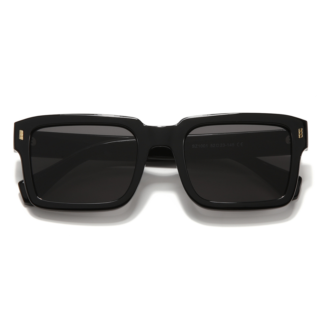 Sigma Black Rectangle Sunglasses
