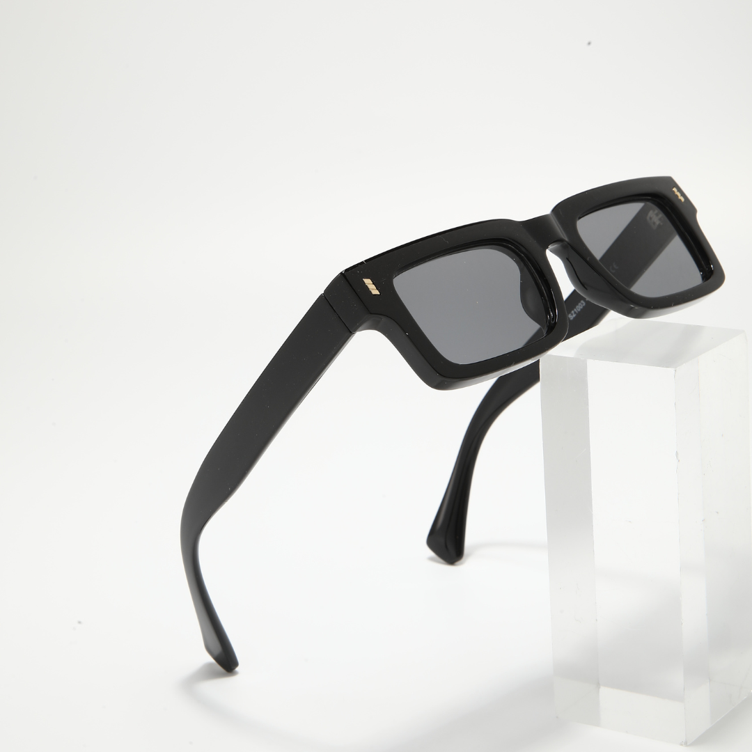 Lucifer Black Rectangle Sunglasses