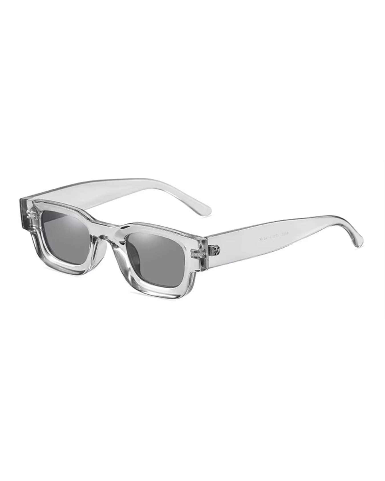 Vintage V1 Gray Black Square Sunglasses
