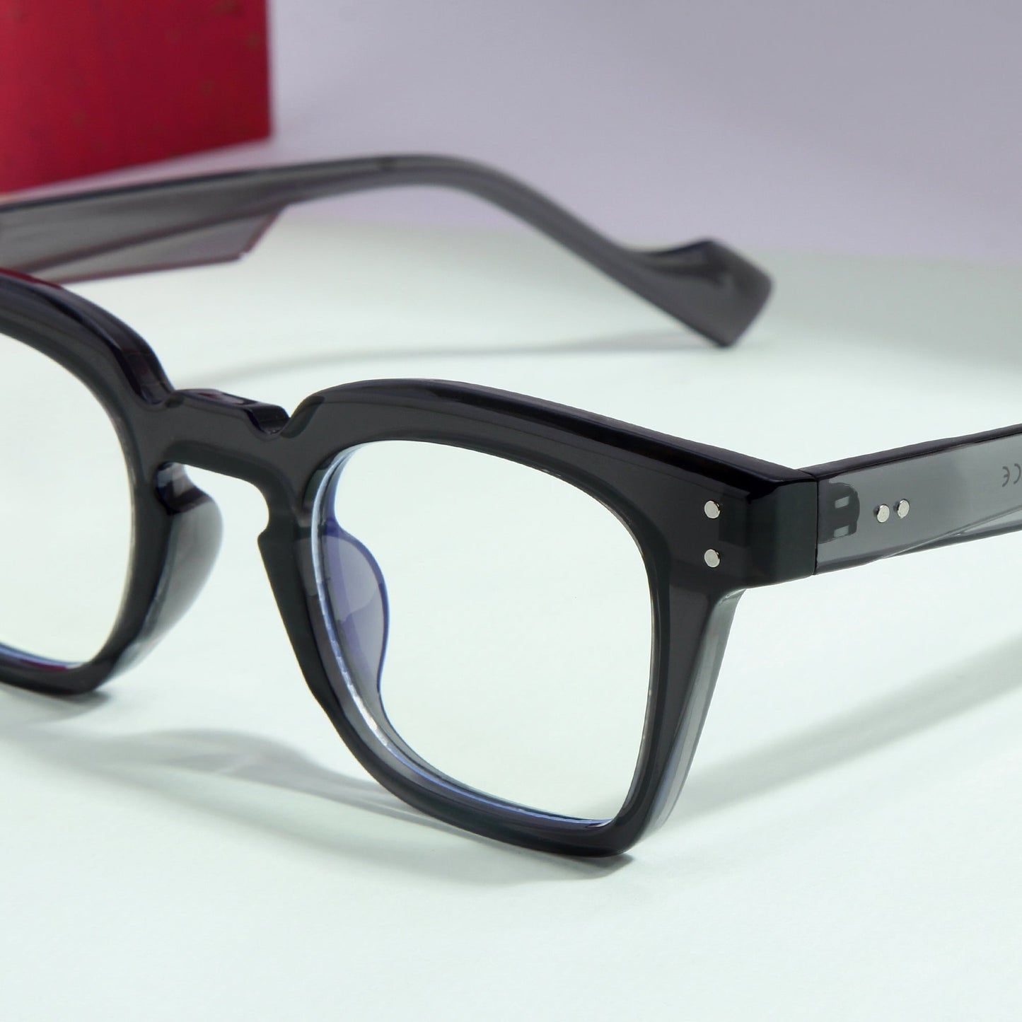 Grey Clear SZ 2001 Square Sunglasses