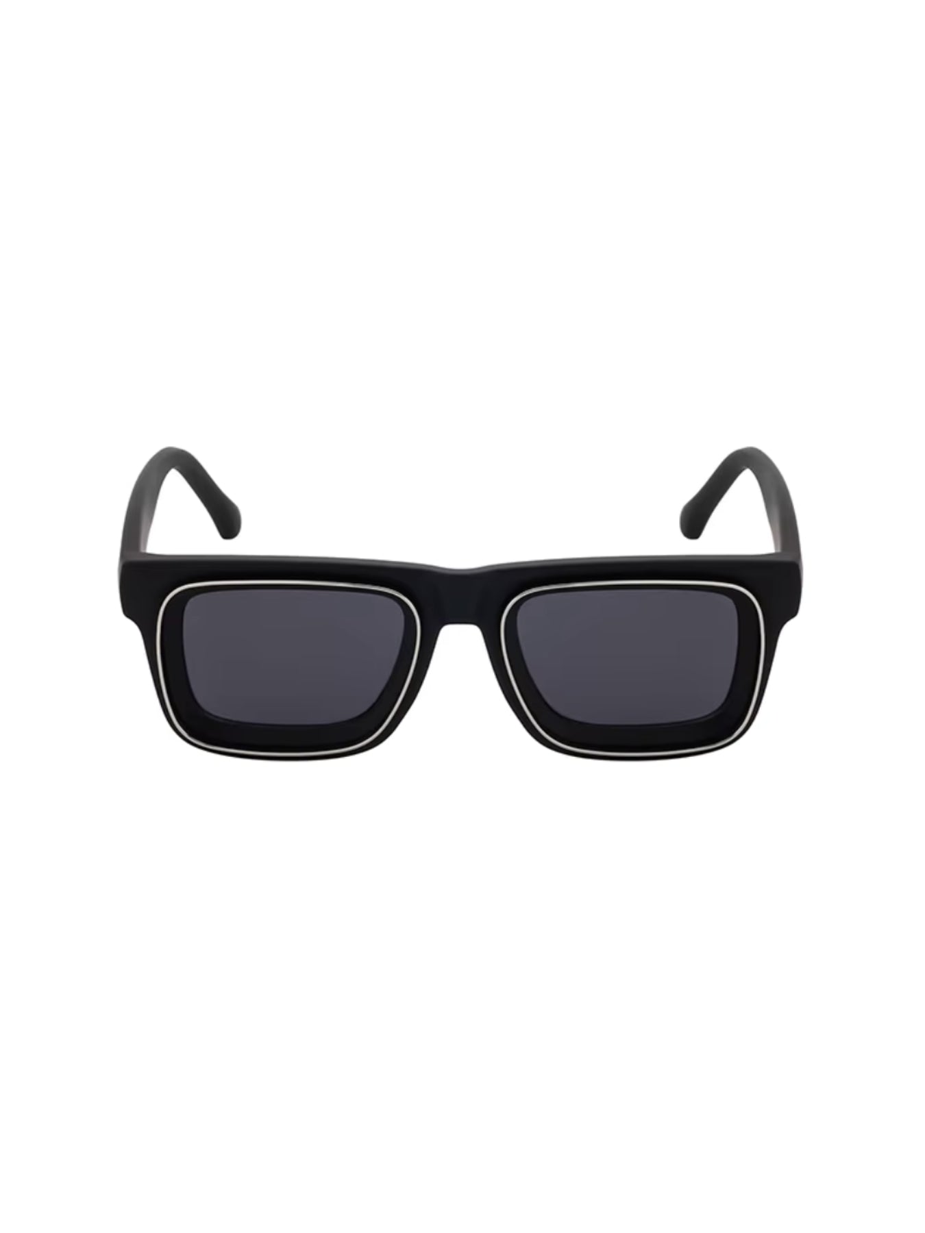 Rogue Full  Black Square Sunglasses