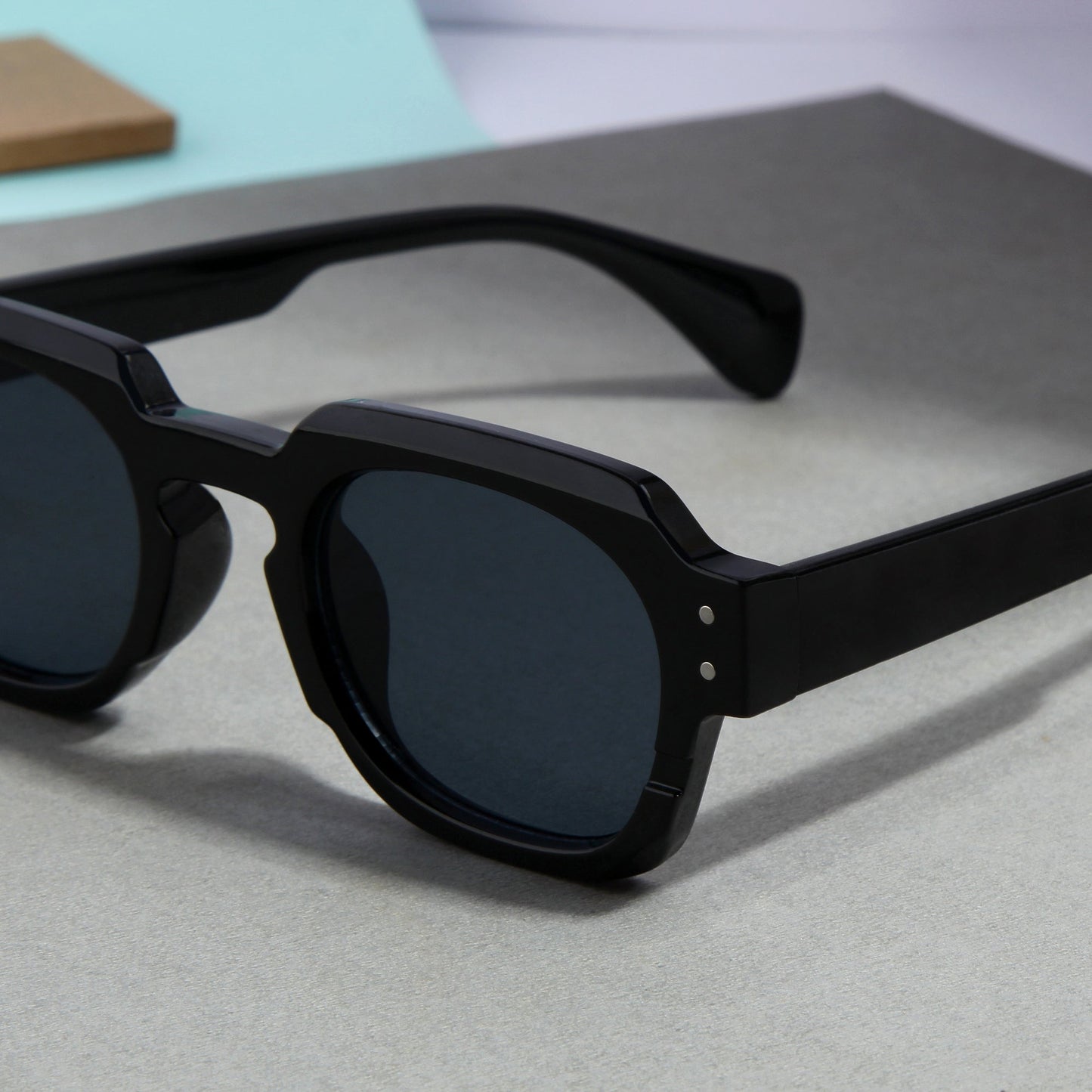 Full Black SZ 2004 Round Sunglasses