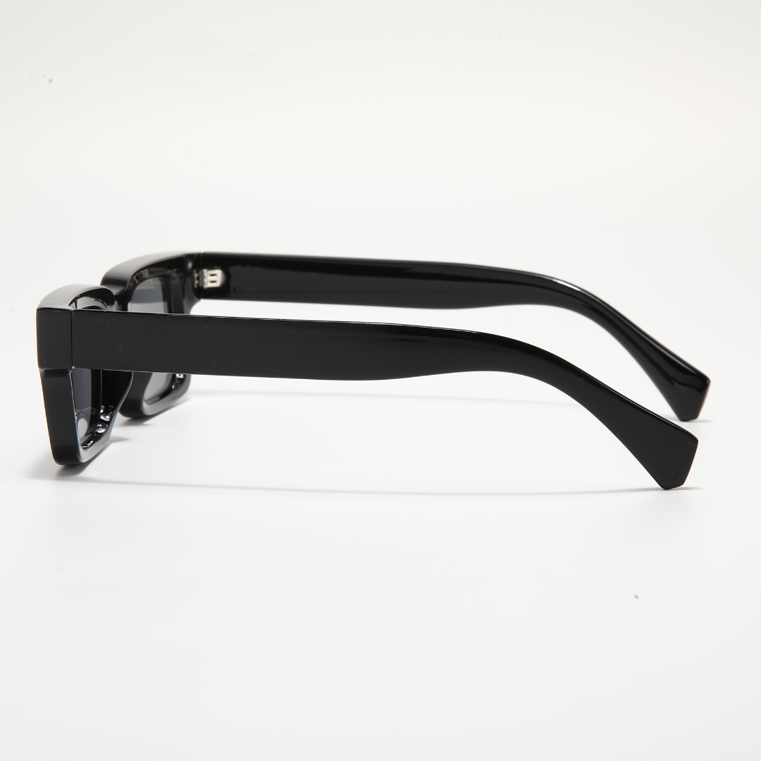 Lucifer Black Rectangle Sunglasses
