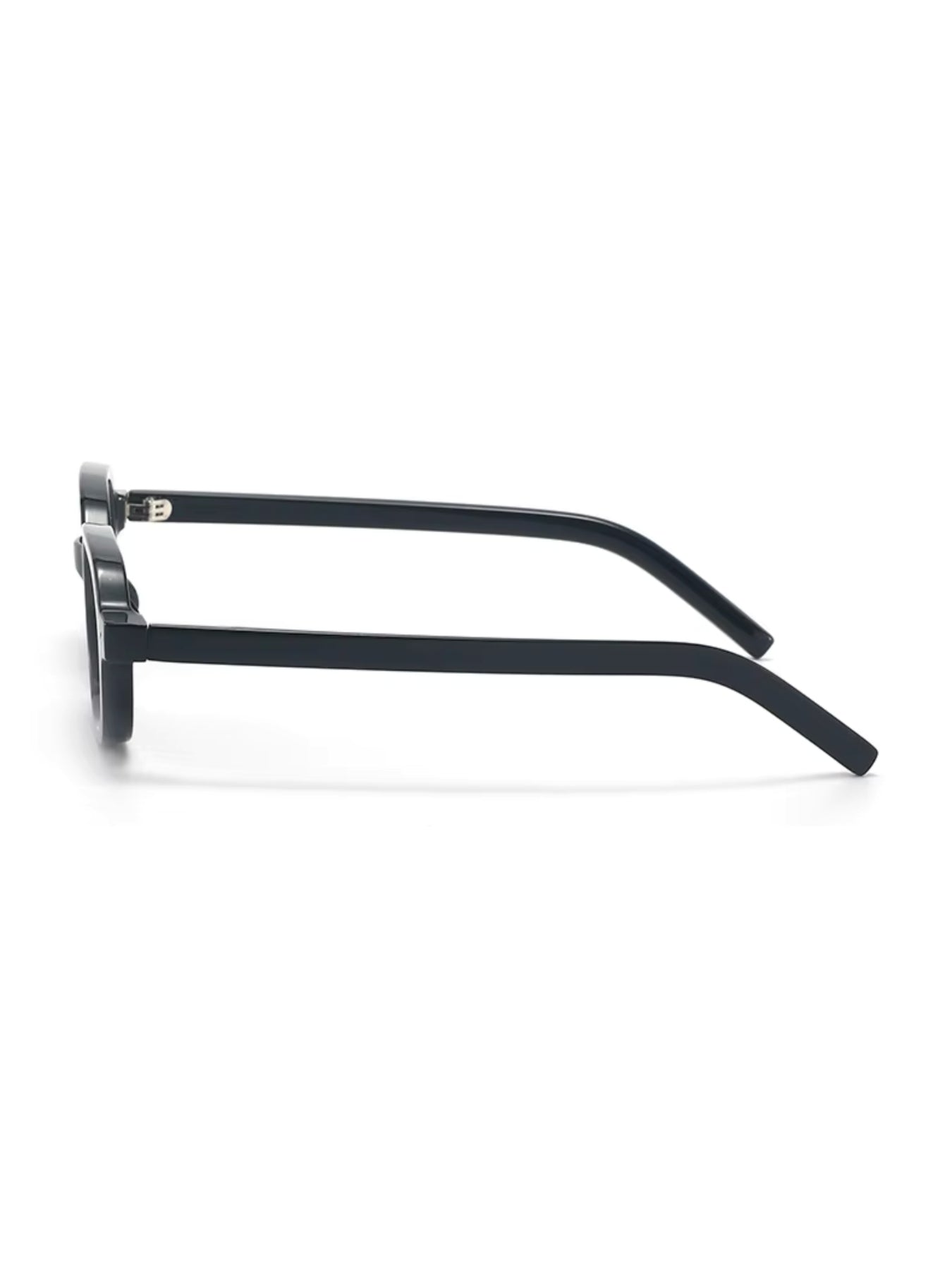Korean V2 Black Purple Gradient Rectangle Sunglasses