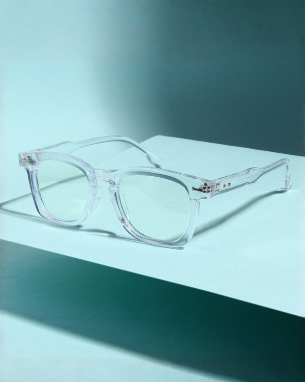 Michel Clear Square Sunglasses