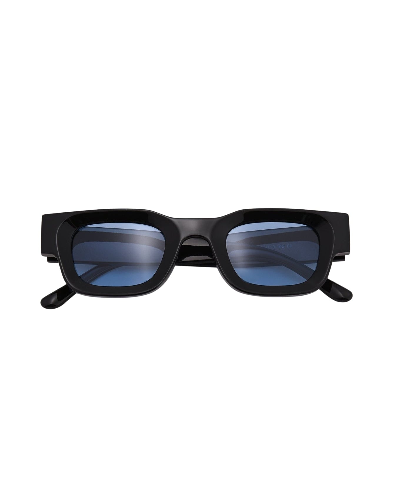 Vintage V1 Black Blue Square Sunglasses