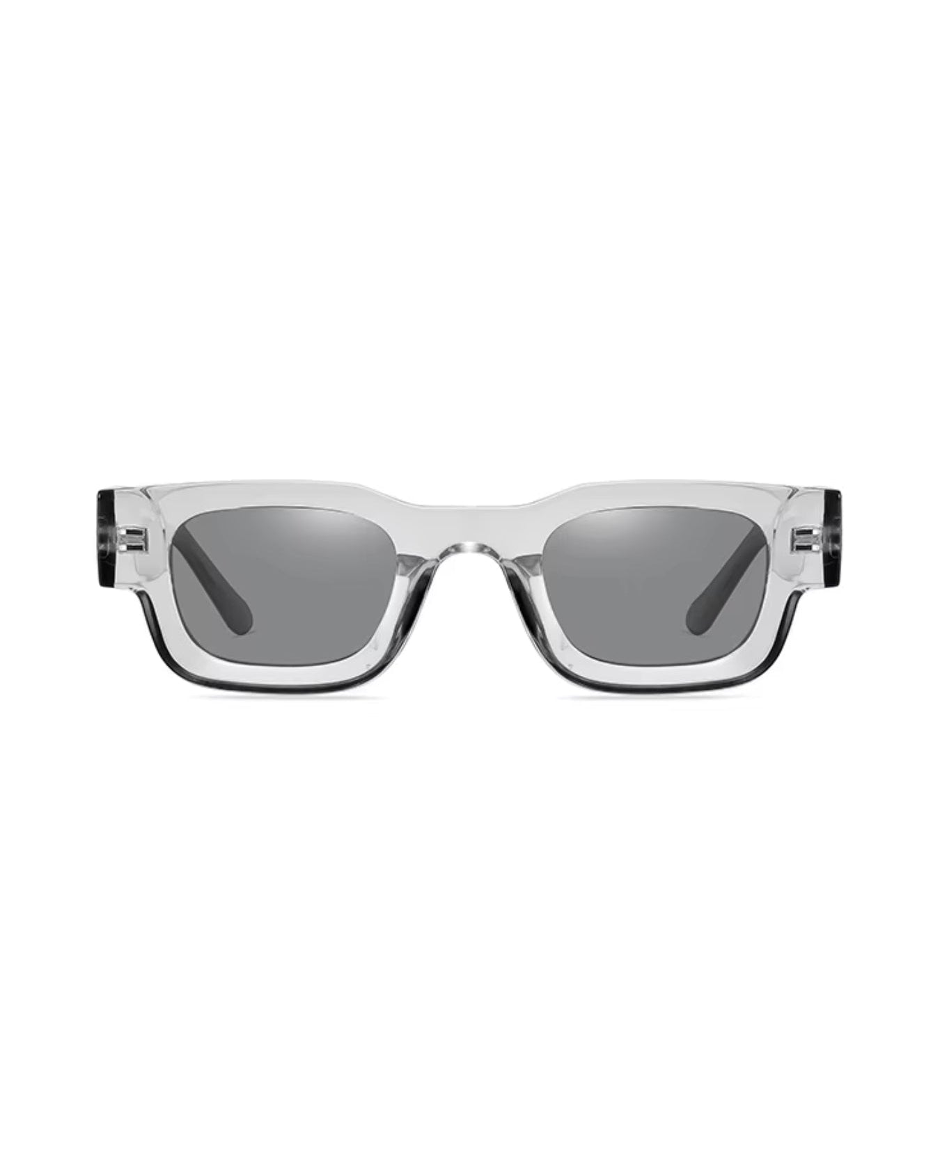 Vintage V1 Gray Black Square Sunglasses