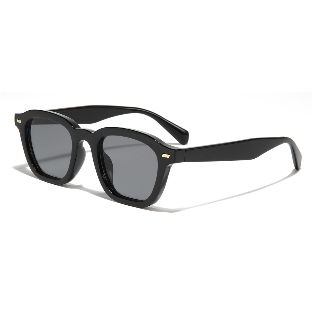 Spark Full Black Rectangle Sunglasses