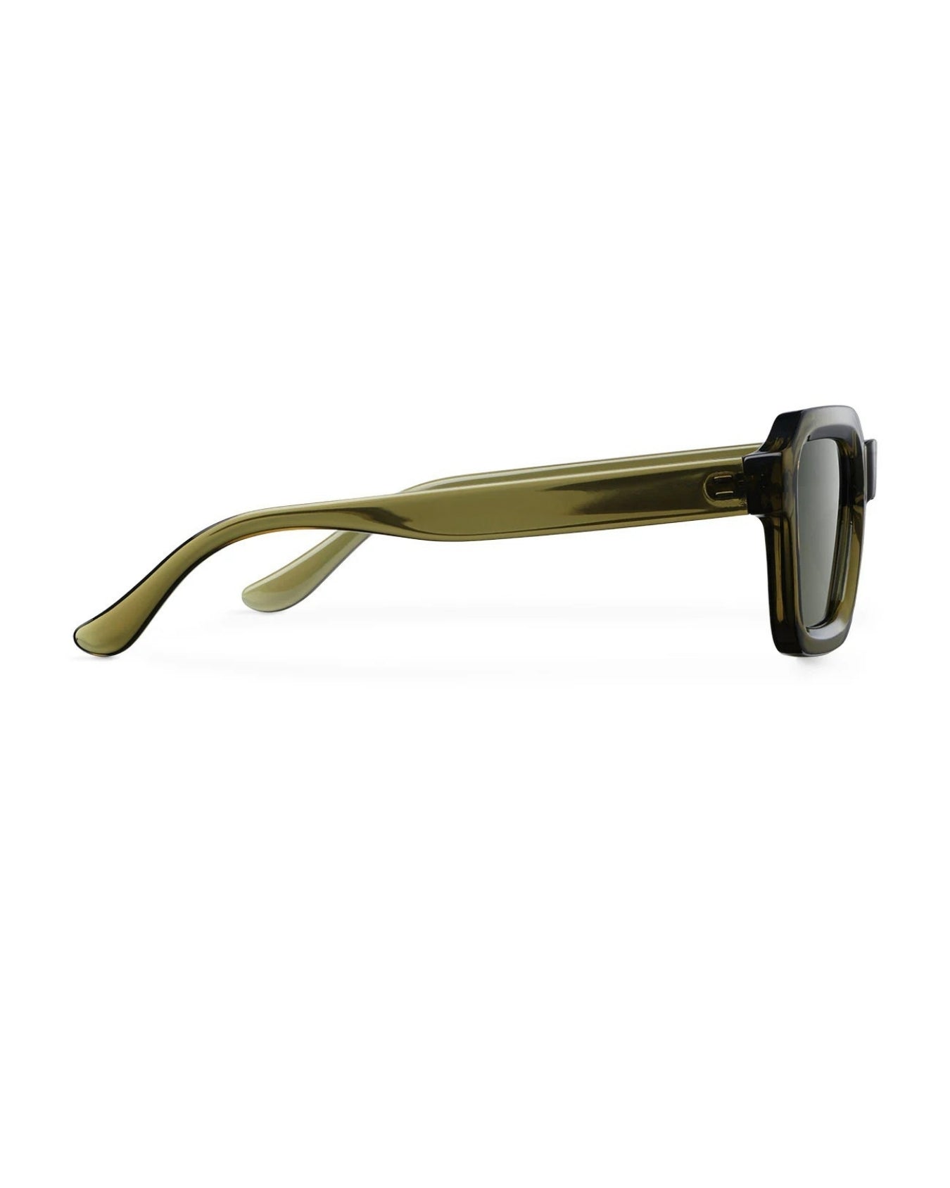 Hunter Green Square Sunglasses