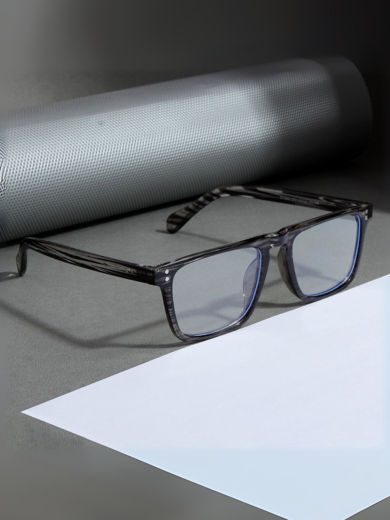 Pardon Marble Clear Premium Rectangle Sunglasses