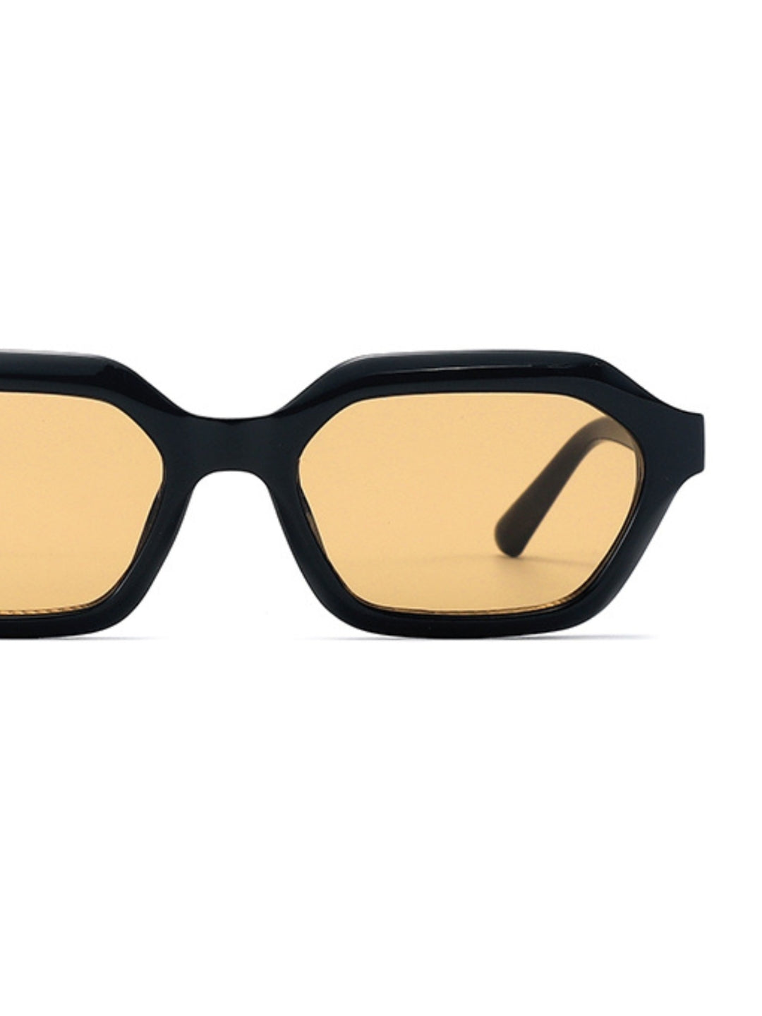 Stellan Black Brown Retro Square Sunglasses