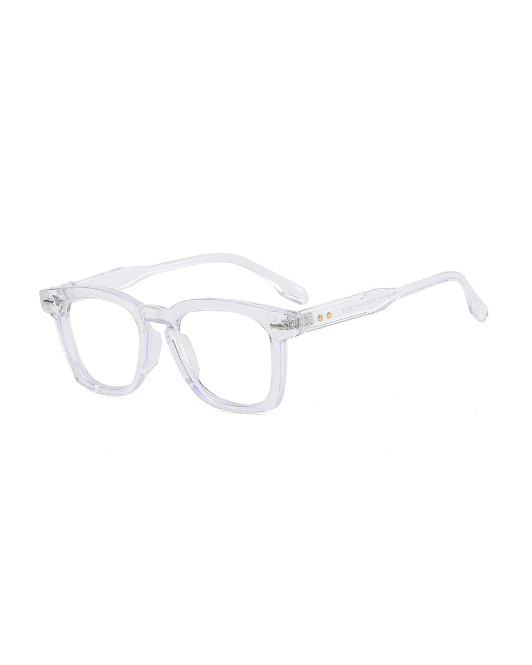 Michel Clear Square Sunglasses