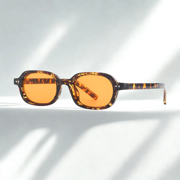 Korean V2 Tortoise Champion Rectangle Sunglasses