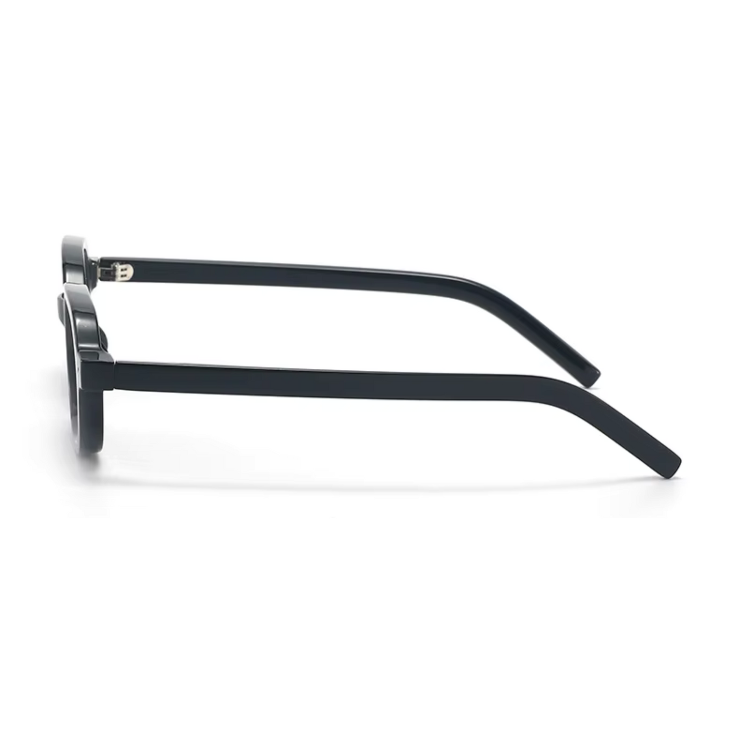 Korean V2 Full Black Rectangle Sunglasses