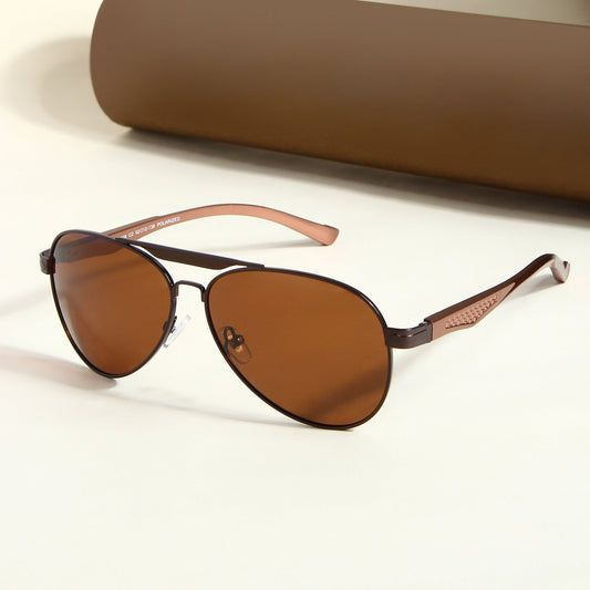 Brown BS80508 Aviator Sunglasses