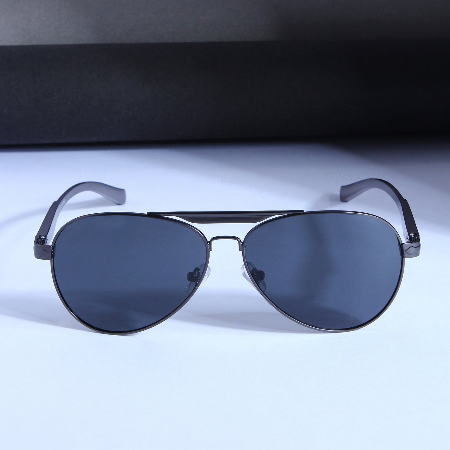 Grey Black BS80508 Aviator Sunglasses