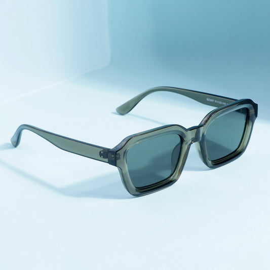 Hunter Green Square Sunglasses