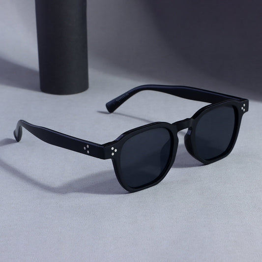 J-Bond Full Black Square Sunglasses