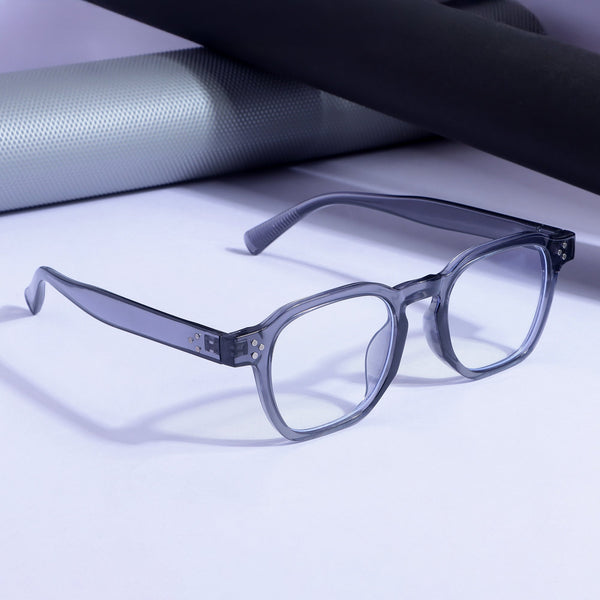 J-Bond Grey Clear Square Sunglasses