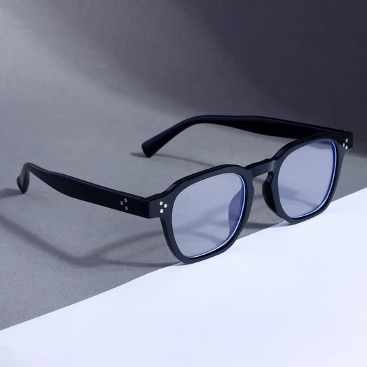 J-Bond Black Clear Square Sunglasses