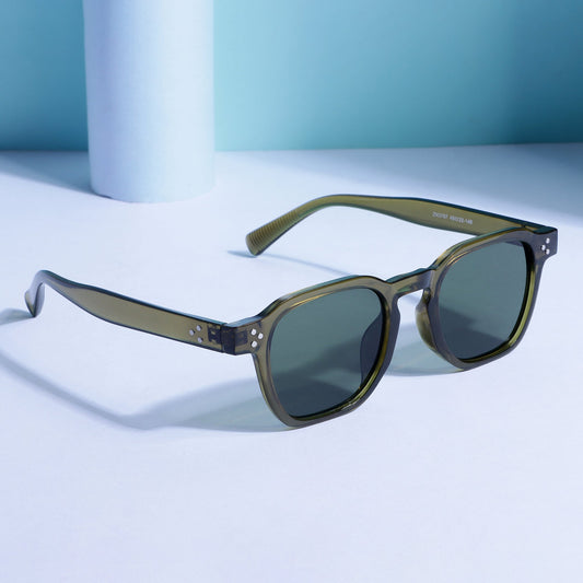 J-Bond Green Square Sunglasses