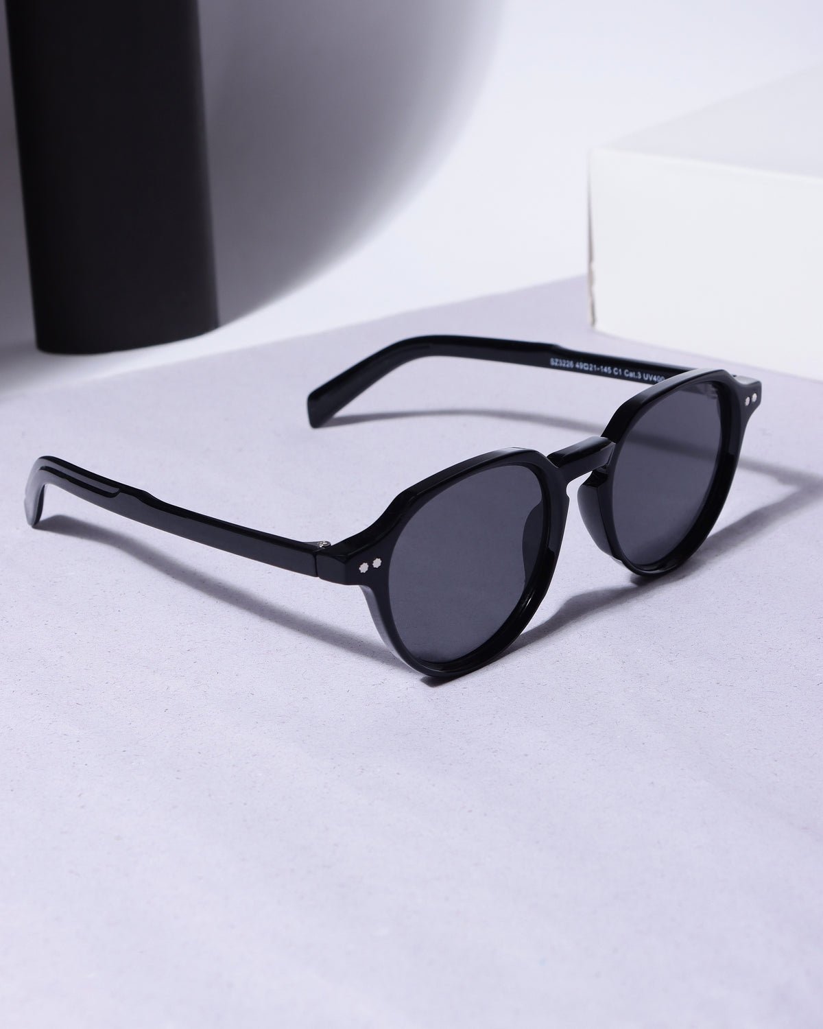 Ranger Full Black Round Sunglasses