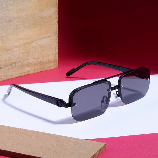 GG2317 Black Rectangle Sunglasses