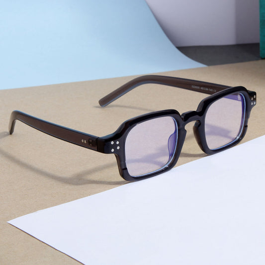 Grey Clear SZ 2005 Square Sunglasses