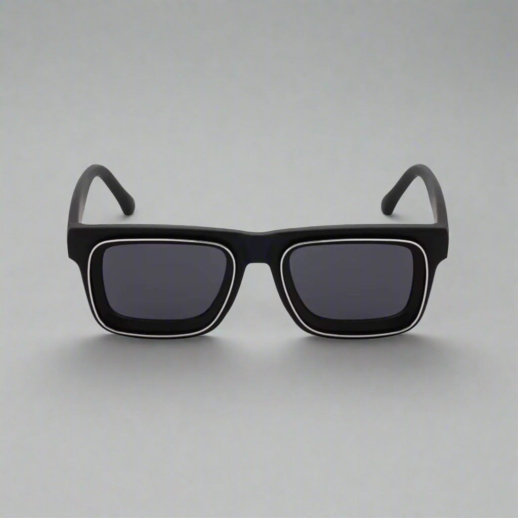 Rogue Full  Black Square Sunglasses