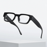 Vintage V1 Black Clear Square Sunglasses