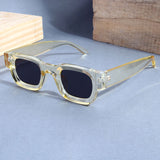 Vintage V1 Yellow Black Square Sunglasses