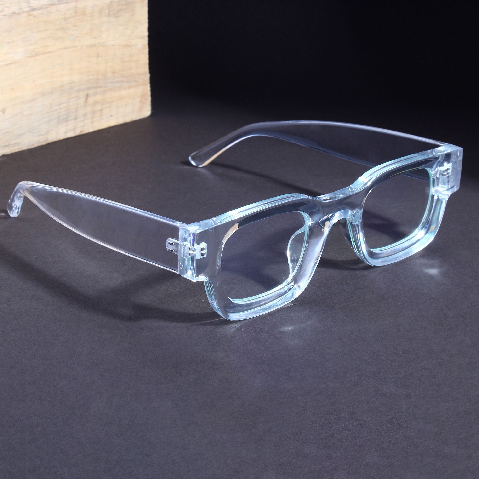 Vintage V1 Clear Square Sunglasses – Go Glassic