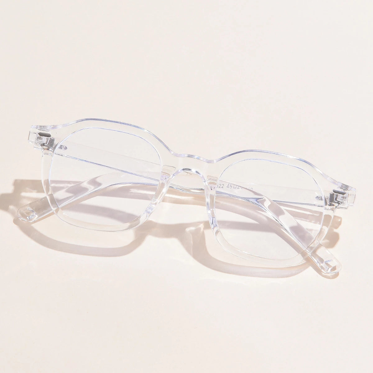 Clear Retro-Vintage Acetate Round Tinted Sunglasses with Medium Brown  Sunwear Lenses - Nemo