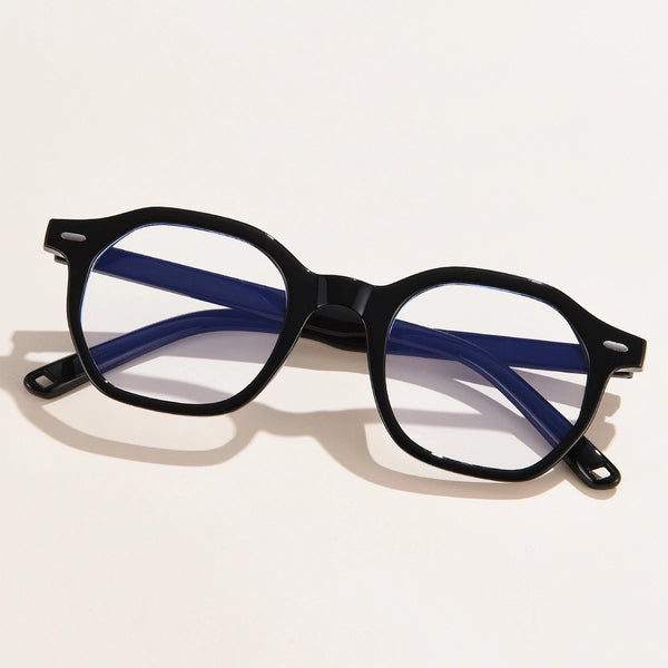 Orchid Black Clear Round Sunglasses